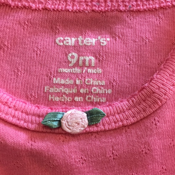 Jean jacket, 4 onesies, pink gingham tutu & pants - Picture 5 of 16